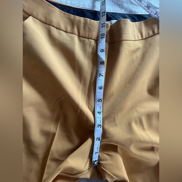 Topshop Golden Yellow Designer Slacks Women’s Size 6 - Picture 14 of 15